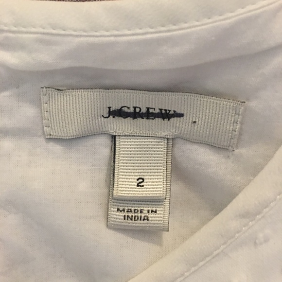 J. Crew Swiss Dot Flounce Sleeve Dress - Picture 7 of 7